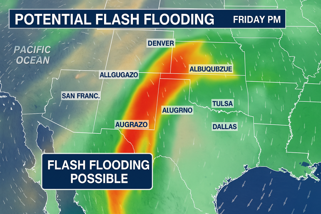 Flash Flood Warnings Surge as Lorena Slams U.S.