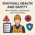 Worker in safety gear representing Southall health and safety